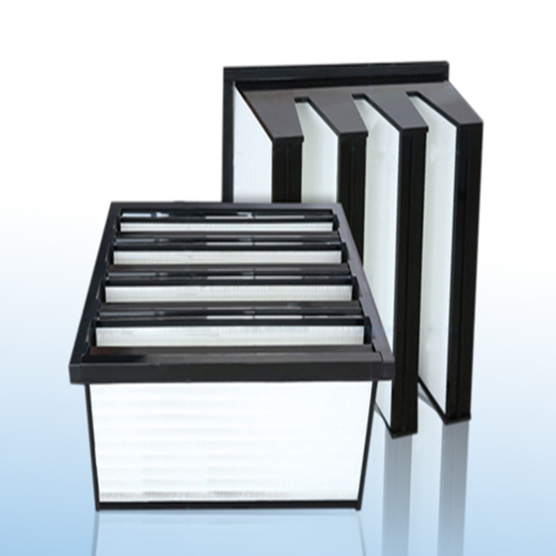 Frame de plástico F7 de eficiência média 592 x 592X 292mm mini-plissado compacto 4 V banco HVAC filtro de ar